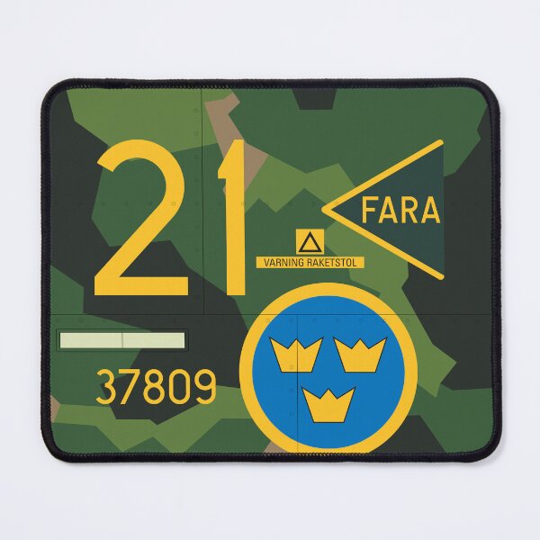 Item preview, Sweden JA 37 Viggen Aircraft Markings designed and sold by VoodooCircus.