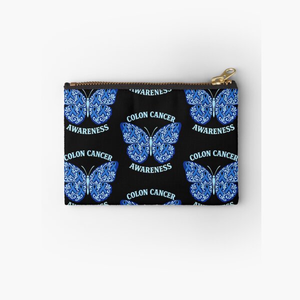 Item preview, Colorectal Colon Cancer Awareness Blue Ribbon Butterfly designed and sold by clothesy7.