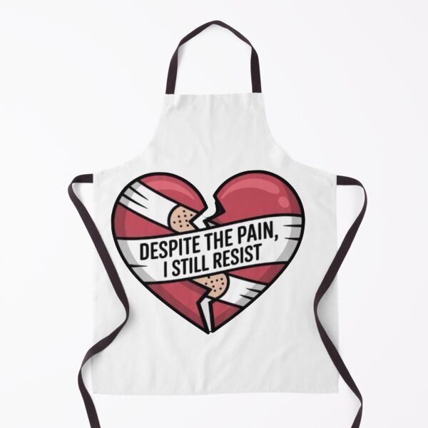 Item preview, Despite the Pain, I Still Resist – Broken Heart Healing Design designed and sold by Kelthoume.