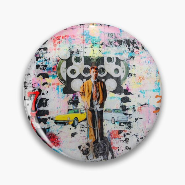Item preview, Bloke in London Acrylic Collage  designed and sold by Desolat23.