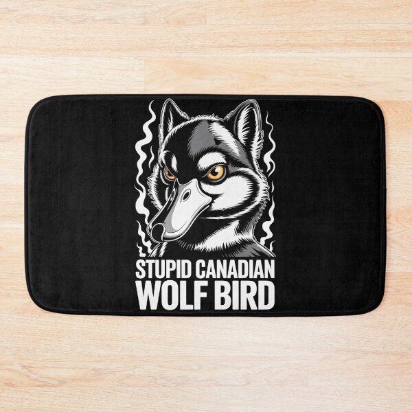 Item preview, Stupid Canadian Wolf Bird - Intense Smoke Frame Close-Up Design designed and sold by DarylWelsh2024.