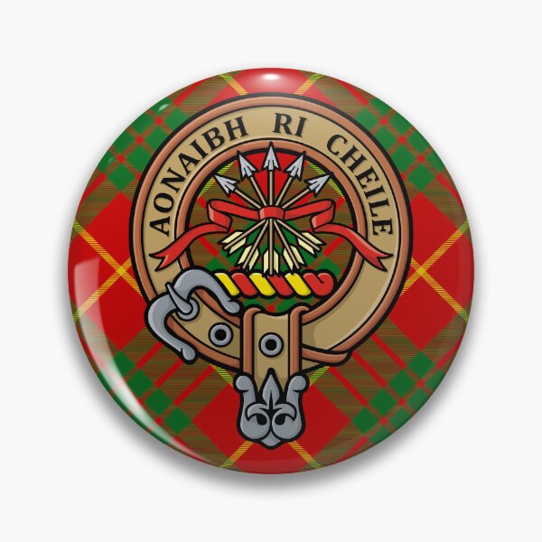 Item preview, Clan Cameron Crest over Tartan designed and sold by sifis.
