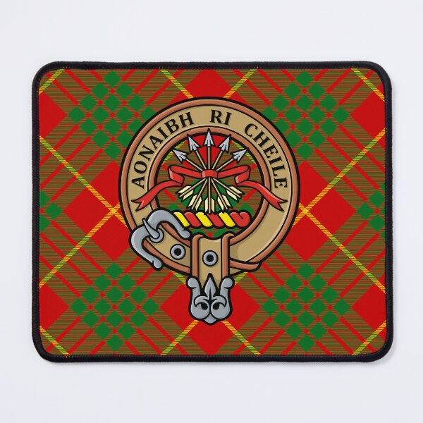 Item preview, Clan Cameron Crest over Tartan designed and sold by sifis.