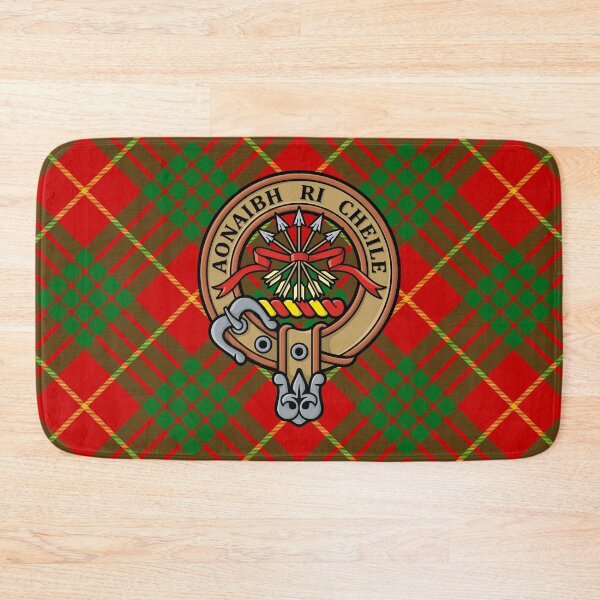 Item preview, Clan Cameron Crest over Tartan designed and sold by sifis.