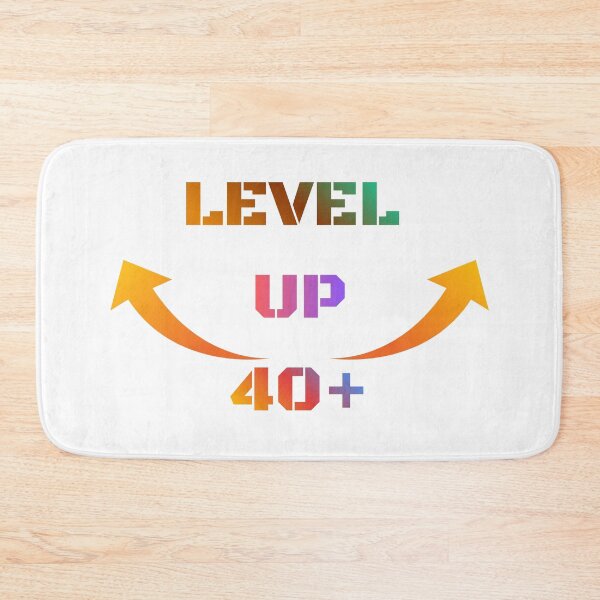 Item preview, Level Up 40+ – Retro Gamer Birthday Achievement Tee designed and sold by KapiPrint.