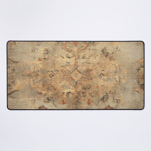 Item preview, Silk Chinese Sand Carpet Old World Charm Pattern designed and sold by GrinGalore.