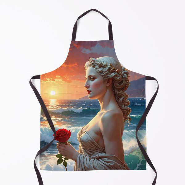 Item preview, Aphrodite mythological art – Romantic illustration of the Greek goddess designed and sold by Schoenenwald - Illustrations Uniques et Originales.