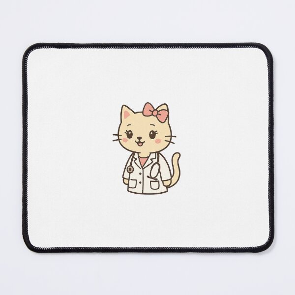 Item preview, Girly Doctor Cat designed and sold by jensenlovescats.