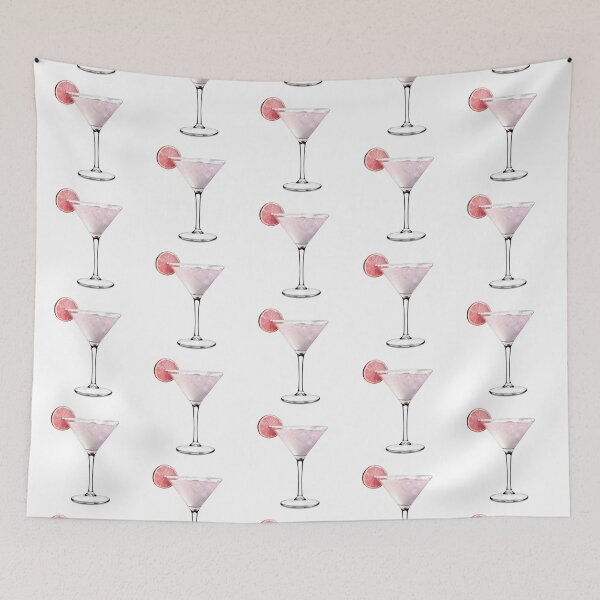 Item preview, pink cocktail designed and sold by inainart.