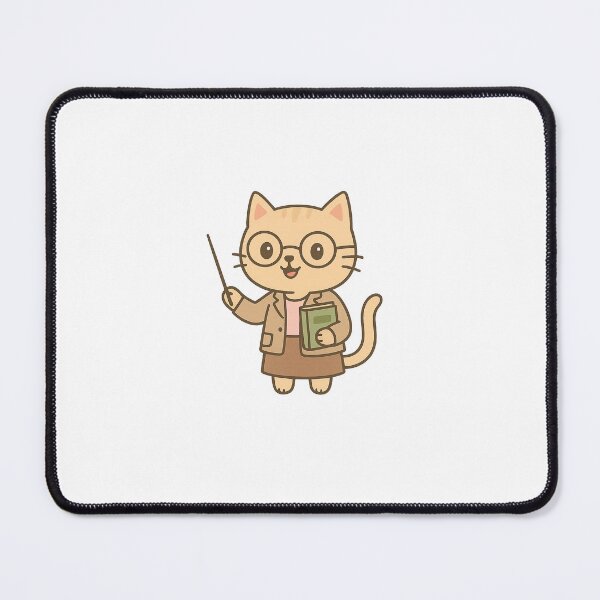 Item preview, Teacher Cat designed and sold by jensenlovescats.