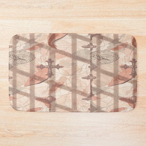 Item preview, Soft Shadow Cross Pattern in Modern Gothic Luxury Style designed and sold by mari0n980.
