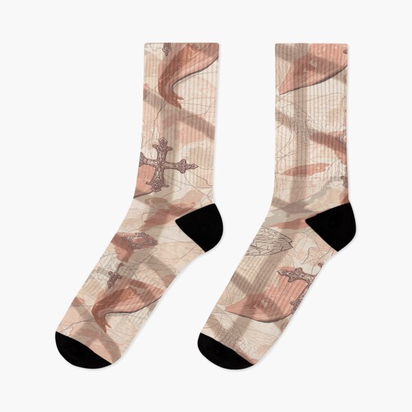 Item preview, Soft Shadow Cross Pattern in Modern Gothic Luxury Style designed and sold by mari0n980.