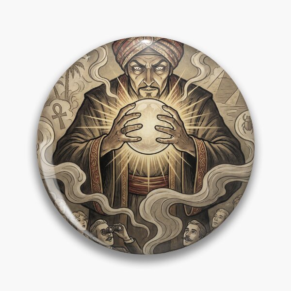 Item preview, The Great Mysterio - Vintage 1920s Art Nouveau Magician Poster designed and sold by Cozy-Old-Pub.
