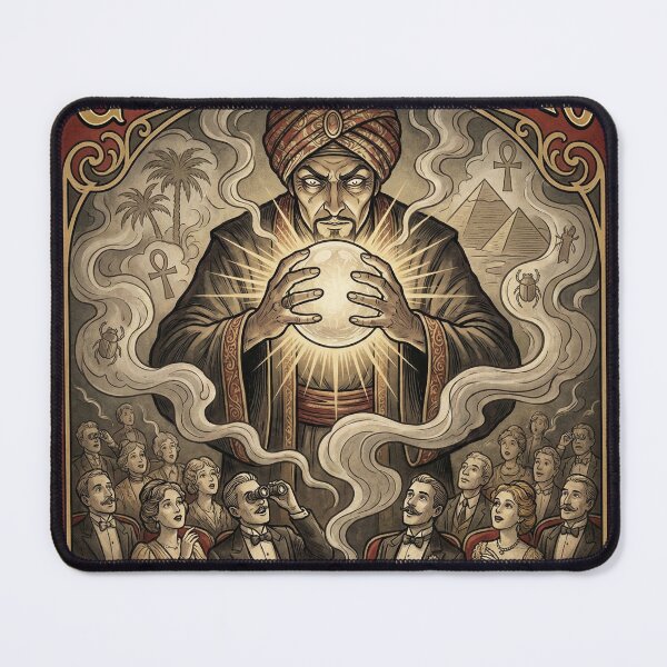 Item preview, The Great Mysterio - Vintage 1920s Art Nouveau Magician Poster designed and sold by Cozy-Old-Pub.
