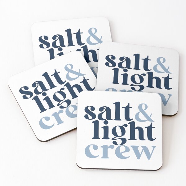 Item preview, Salt & Light Crew - Christian Faith Typography designed and sold by arvstudio.
