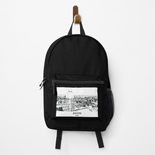 Item preview, Avon OH - Ink Cityscape Illustration designed and sold by Lakeric Cityscapes.