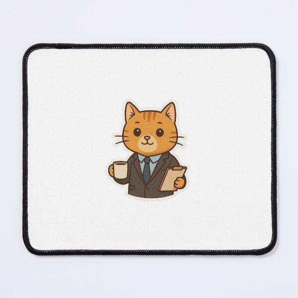 Item preview, Corporate Office Cat designed and sold by jensenlovescats.