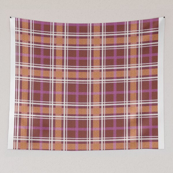 Item preview, Classic tartan pattern featuring traditional intersecting lines in a balanced color tone designed and sold by Line-Aura.