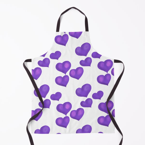 Item preview, Watercolor Purple Hearts Pattern Valentine Romance Love Art designed and sold by Jackie Scott Artist.