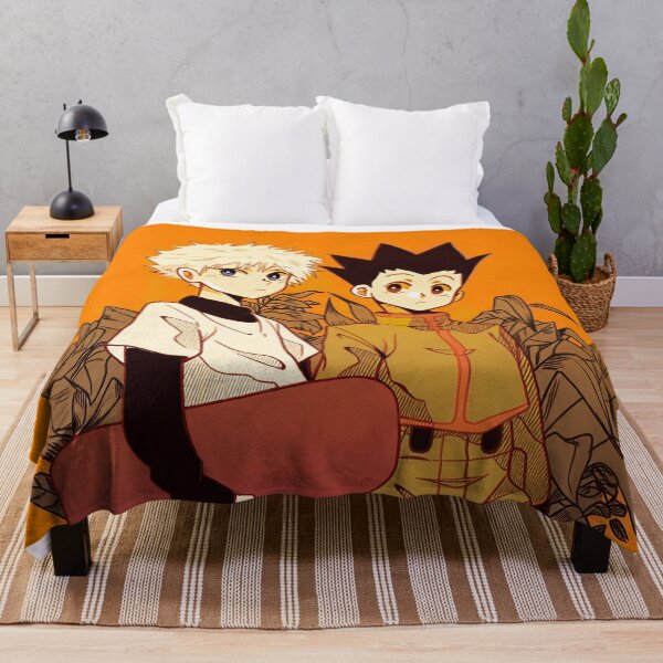 Item preview, Hunter Duo Friendship – Warm Anime Illustration designed and sold by PosterFuel.