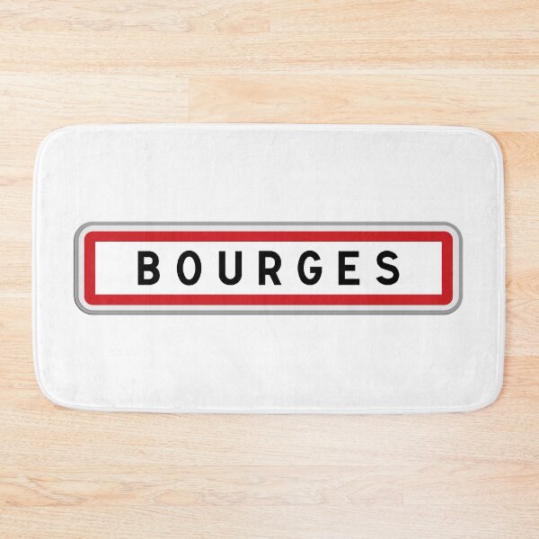 Item preview, Bourges Town Entrance Sign – Cher, Centre-Val de Loire designed and sold by Panneaux et signalisations - NPOITEVIN.