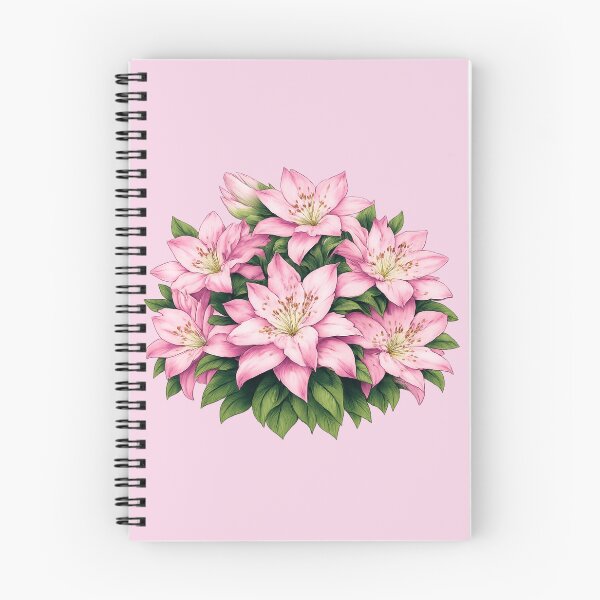 Item preview, Pink Alstroemeria Embraced by Green Leaves designed and sold by NatureFloralArts.