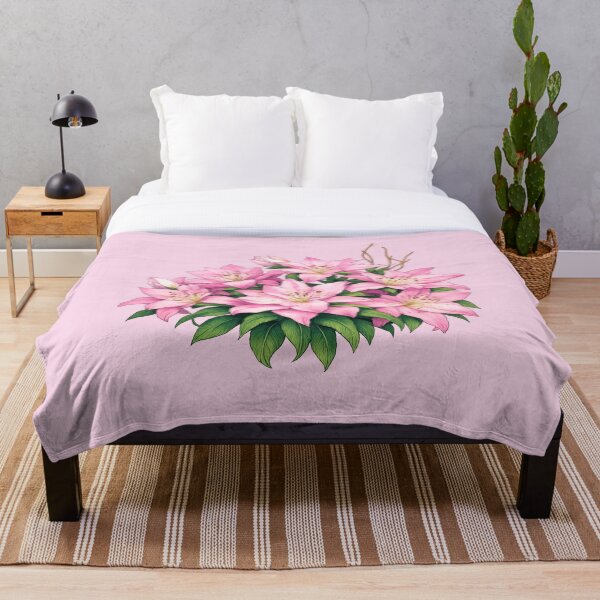 Item preview, Alstroemeria rosa abrazada por hojas verdes designed and sold by NatureFloralArts.