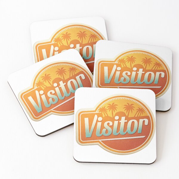 Item preview, Pegatina de visitante, retro designed and sold by NatalkaP.