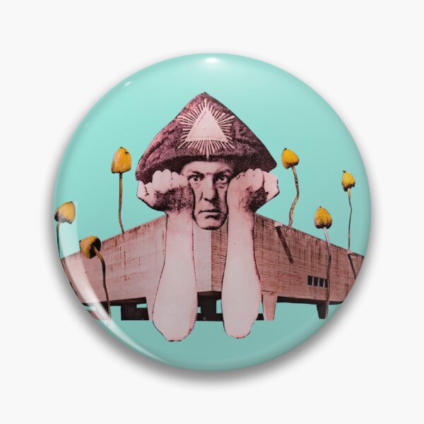 Item preview, ALEISTER CROWLEY Collage Mushrooms designed and sold by Desolat23.
