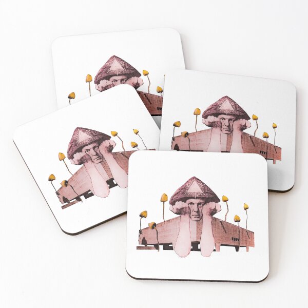 Item preview, ALEISTER CROWLEY Collage Mushrooms designed and sold by Desolat23.