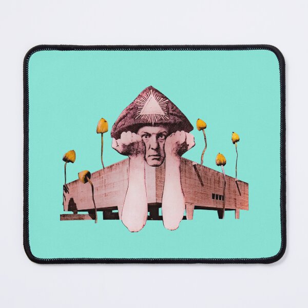 Item preview, ALEISTER CROWLEY Collage Mushrooms designed and sold by Desolat23.