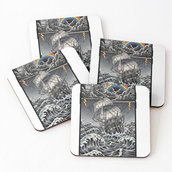 Item preview, Storm of Paradox: Ghost Ship Under the Dark Rainbow designed and sold by MiracleDroplet.