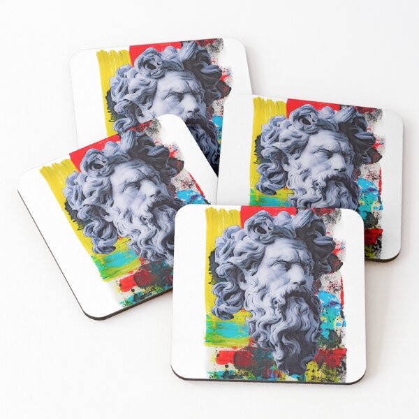 Item preview, EXODUS acrylic colorful black/white collage designed and sold by Desolat23.