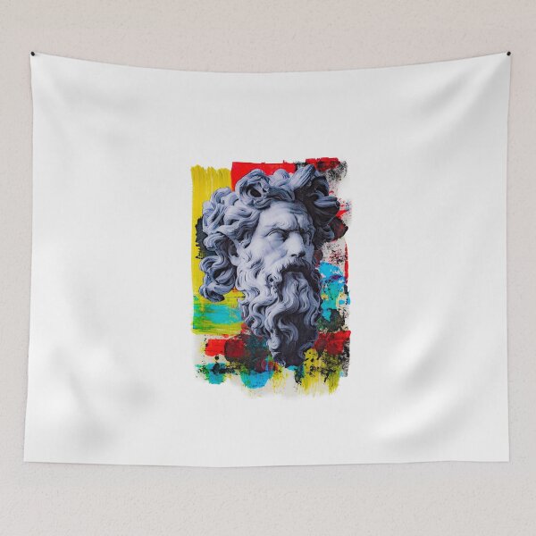 Item preview, EXODUS acrylic colorful black/white collage designed and sold by Desolat23.