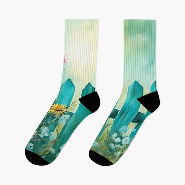 Item preview, Turquoise Cottage Fence designed and sold by CalmnessbyChoice.