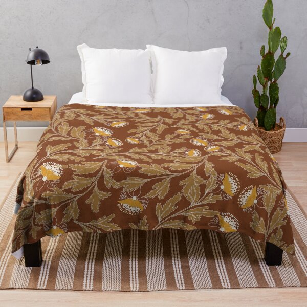 Item preview, Seamless brown Boho pattern featuring vintage-inspired tribal and geometric elements designed and sold by Line-Aura.