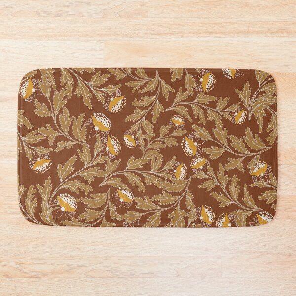 Item preview, Seamless brown Boho pattern featuring vintage-inspired tribal and geometric elements designed and sold by Line-Aura.