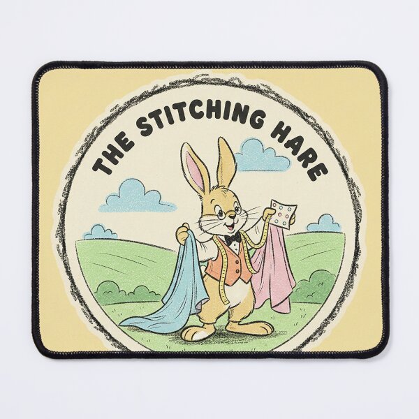 Item preview, Vintage Tailor Bunny Retro 1960s Illustration designed and sold by VisualRotaStudio .