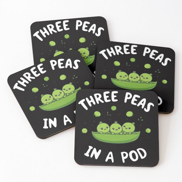 Item preview, Three Peas in A Pod Triplets Family Parents Triplet Sibling designed and sold by WeirdlyRare.