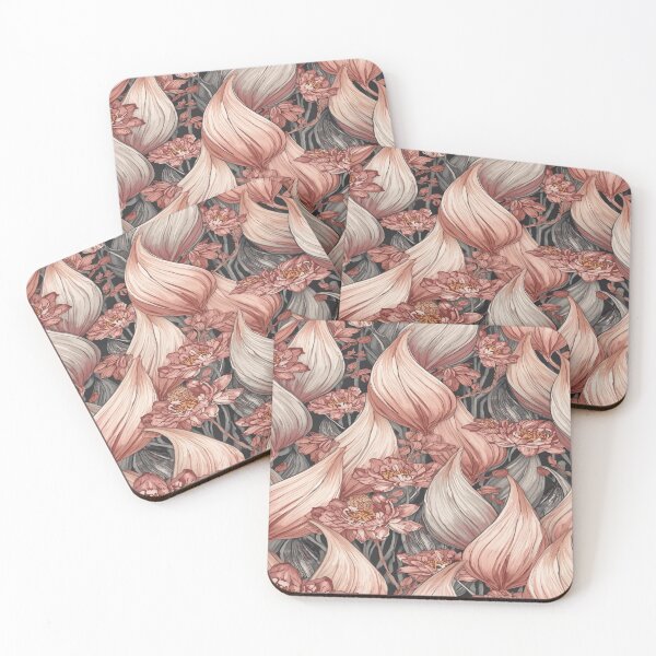 Item preview, Abstract Gothic Petal Pattern in Romantic Pastel Tones designed and sold by mari0n980.