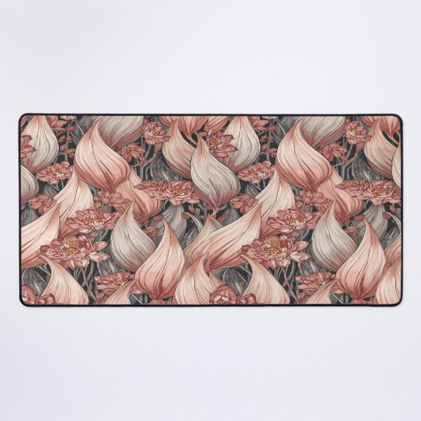 Item preview, Abstract Gothic Petal Pattern in Romantic Pastel Tones designed and sold by mari0n980.