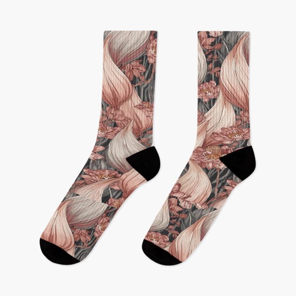 Item preview, Abstract Gothic Petal Pattern in Romantic Pastel Tones designed and sold by mari0n980.