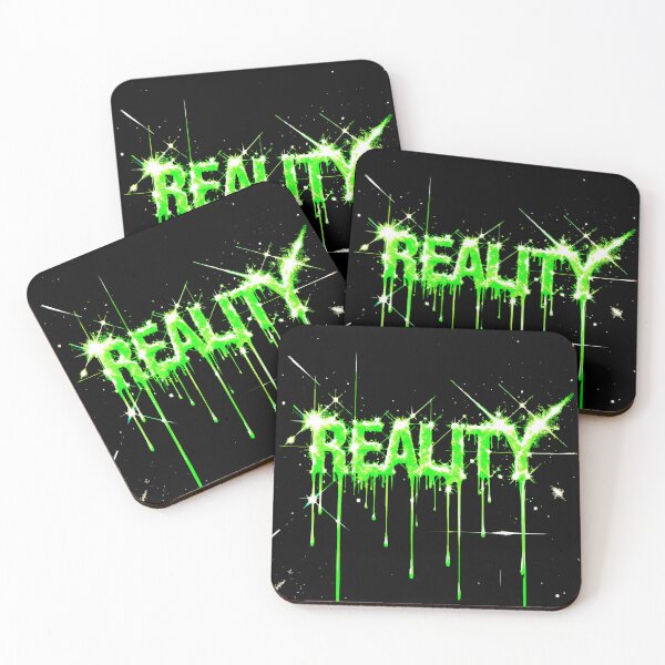 Item preview, Reality Statement Drip Text Design designed and sold by VikArtStudio.