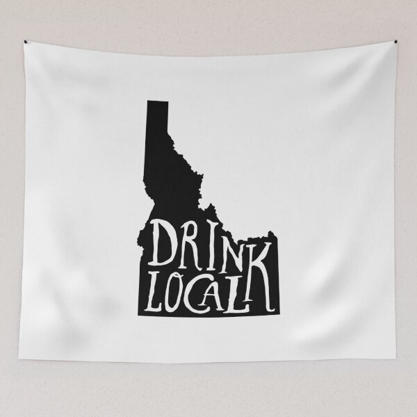 Item preview, Drink Local Idaho State Outline Craft Beer designed and sold by graf1k.