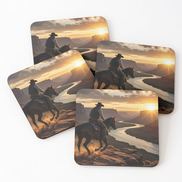 Item preview, Western Rider Overlooking the Canyon designed and sold by johanboliem.