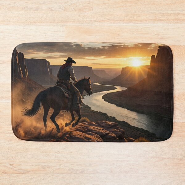 Item preview, Western Rider Overlooking the Canyon designed and sold by johanboliem.