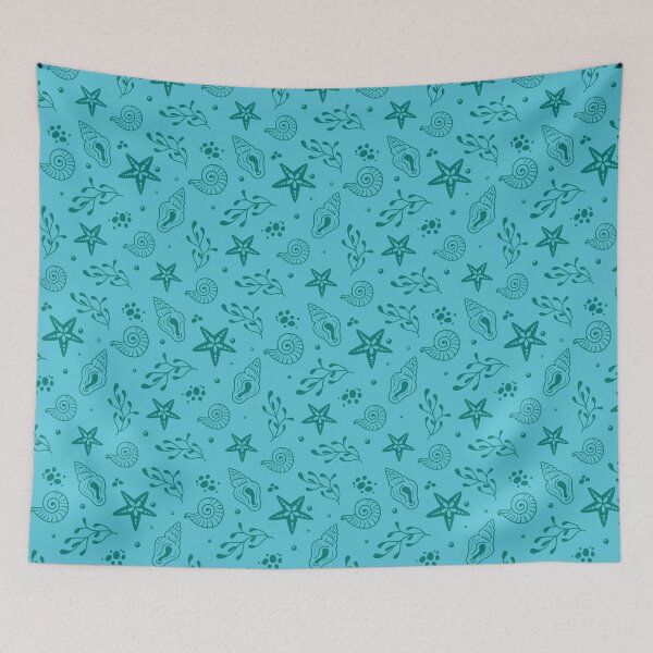 Item preview, Seamless Sea Elements Abstract Pattern designed and sold by CosmoMagiclk.