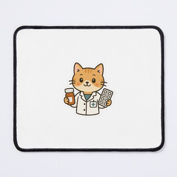 Item preview, Cat Pharmacist designed and sold by jensenlovescats.