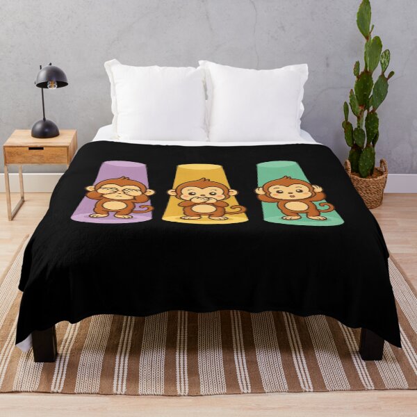 Item preview, See No Evil Hear No Evil Speak No Evil – Cute Monkey Trio Illustration designed and sold by thesmilngnature.