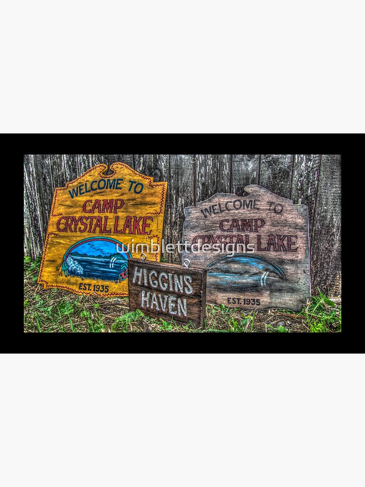 Friday The 13th Welcome to Camp Flat Magnet